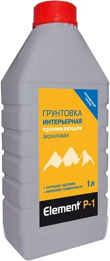 Alpa Element P-1 грунтовка интерьерная проникающая акриловая Alpa Element P-1 грунтовка интерьерная проникающая акриловая