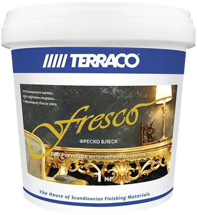 Terraco Fresco Pearlesent покрытие декоративное с цветным мерцанием