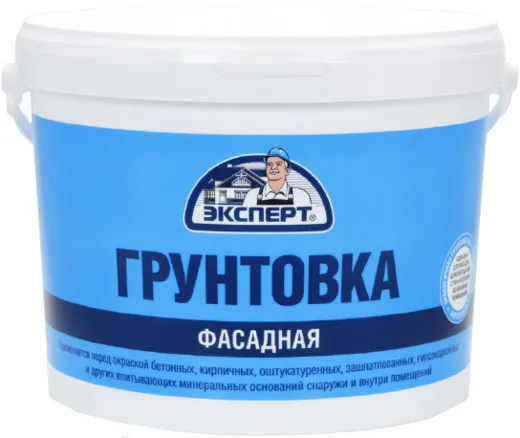 Эксперт Фасадная акриловая фасадная грунтовка для внутренних и наружных работ