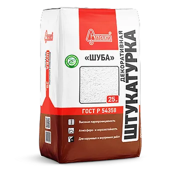 Декоративная штукатурка "ШУБА" 2 мм 25 кг