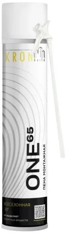 Kronbuild One 65 пена монтажная всесезонная Kronbuild One 65 пена монтажная всесезонная недорого с доставкой