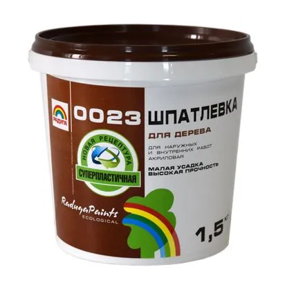 РАДУГА 0023 Шпатлевка для дерева РАДУГА 0023 Шпатлевка для дерева недорого с доставкой