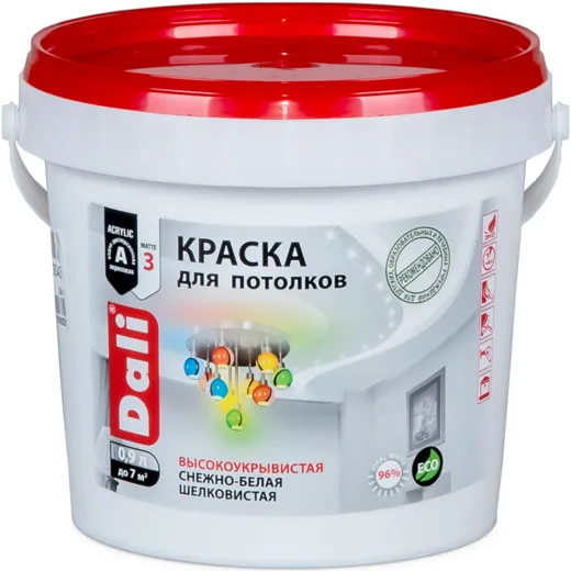 Dali краска для потолков акриловая водно-дисперсионная Dali краска для потолков акриловая водно-дисперсионная недорого с доставкой