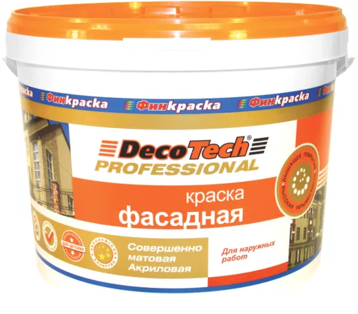 Decotech Professional краска фасадная акриловая