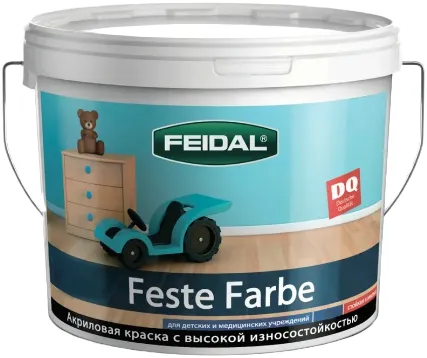 Feidal Feste Farbe акриловая моющаяся антивандальная краска Feidal Feste Farbe акриловая моющаяся антивандальная краска недорого с доставкой