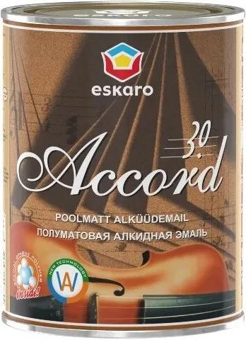 Eskaro Accord 30 эмаль универсальная алкидная Eskaro Accord 30 эмаль универсальная алкидная недорого с доставкой