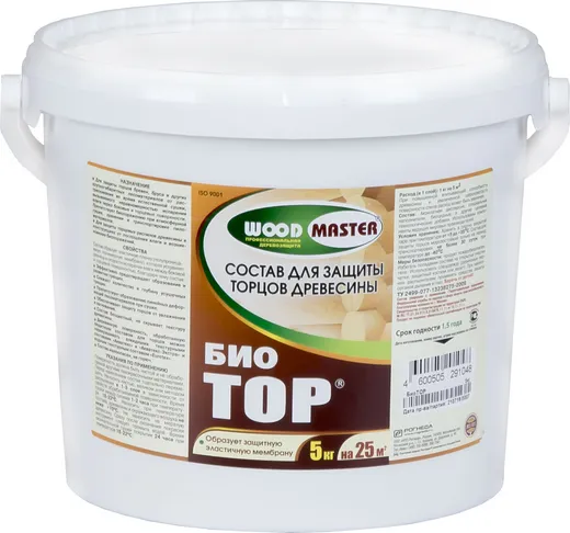Woodmaster БиоТор состав для защиты торцов древесины