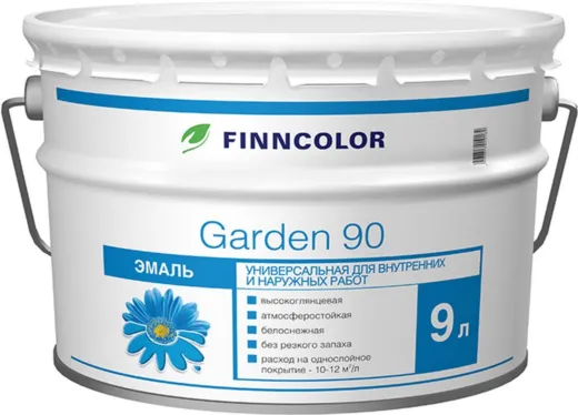 Финнколор Garden 90 эмаль универсальная для внутренних и наружных работ алкидная Финнколор Garden 90 эмаль универсальная для внутренних и наружных работ алкидная недорого с доставкой
