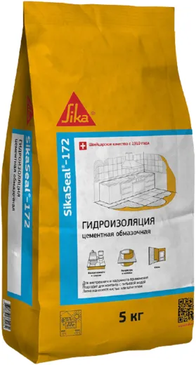 Sika Sikaseal-172 гидроизоляция цементная обмазочная Sika Sikaseal-172 гидроизоляция цементная обмазочная недорого с доставкой