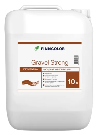 Финнколор Gravel Strong грунтовка фасадная укрепляющая