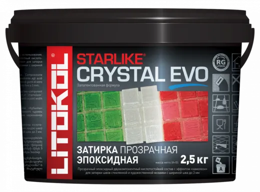 Литокол Starlike Crystal Evo затирка эпоксидная двухкомпонентная с эффектом хамелеон Литокол Starlike Crystal Evo затирка эпоксидная двухкомпонентная с эффектом хамелеон недорого с доставкой