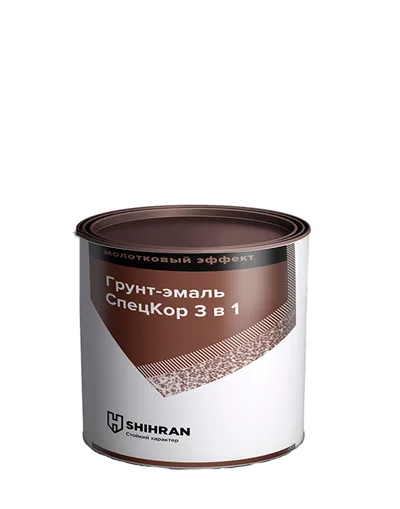 Грунт-эмаль по ржавчине 3в1  «Спецкор» с молотковым эффектом
