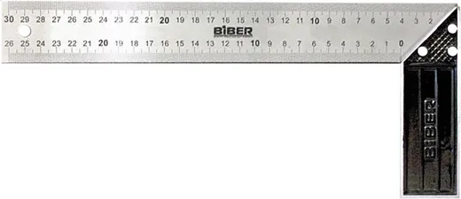 Бибер Профи угольник столярный с гравировкой Бибер Профи угольник столярный с гравировкой недорого с доставкой