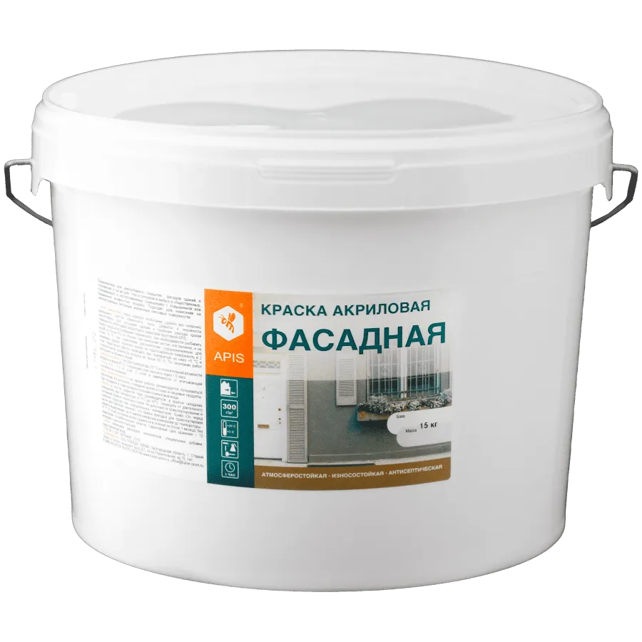 Краска акриловая APIS фасадная Краска акриловая APIS фасадная недорого с доставкой