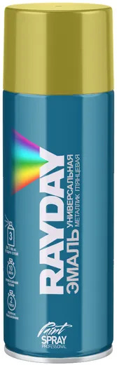 Rayday Paint Spray Professional эмаль универсальная металлик глянцевая Rayday Paint Spray Professional эмаль универсальная металлик глянцевая недорого с доставкой