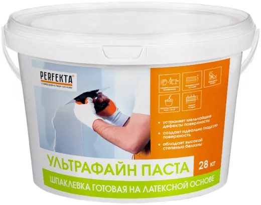 Perfekta Ультрафайн Паста готовая шпаклевка на латексной основе Perfekta Ультрафайн Паста готовая шпаклевка на латексной основе недорого с доставкой