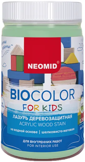 Неомид Bio Color for Kids лазурь деревозащитная на водной основе, шелковисто-матовая Неомид Bio Color for Kids лазурь деревозащитная на водной основе, шелковисто-матовая недорого с доставкой