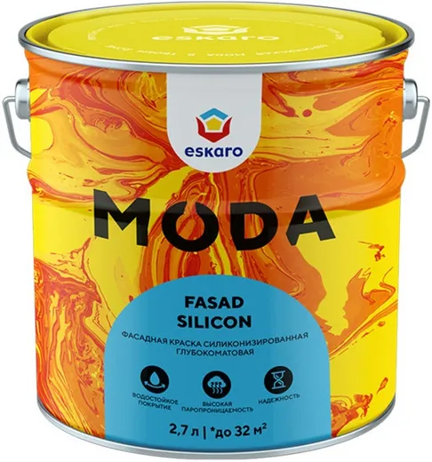 Eskaro Moda Fasad Silicon фасадная силиконизированная краска