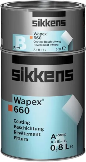 Sikkens Wood Coatings Wapex 660 эпоксидная двухкомпонентная краска Sikkens Wood Coatings Wapex 660 эпоксидная двухкомпонентная краска недорого с доставкой