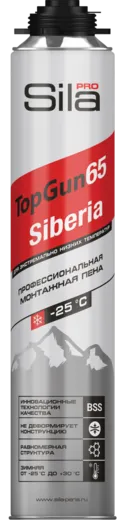 Sila Pro Top Gun 65 Siberia пена монтажная профессиональная Sila Pro Top Gun 65 Siberia пена монтажная профессиональная недорого с доставкой