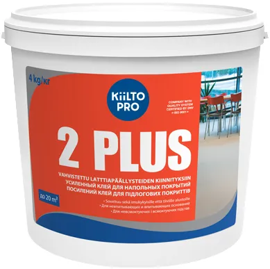 Kiilto Pro 2 Plus усиленный клей для напольных покрытий Kiilto Pro 2 Plus усиленный клей для напольных покрытий
