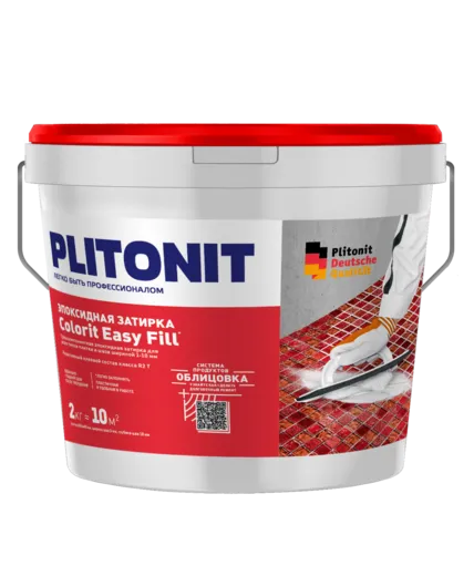 Плитонит Colorit Easy Fill затирка эпоксидная для межплиточных швов трехкомпонентная Плитонит Colorit Easy Fill затирка эпоксидная для межплиточных швов трехкомпонентная