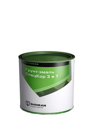 Грунт-эмаль по ржавчине 3в1 «Спецкор» матовая