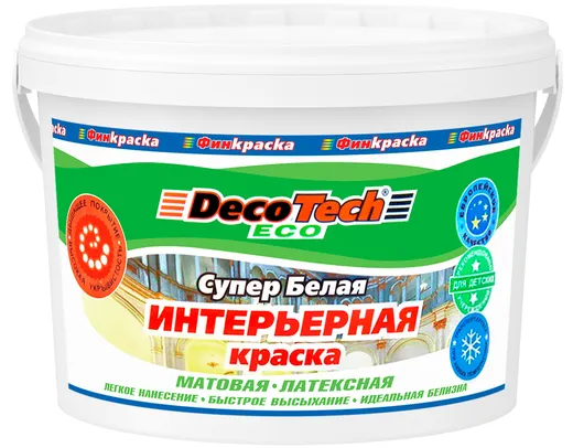 Decotech Eco краска интерьерная латексная недорого с доставкой