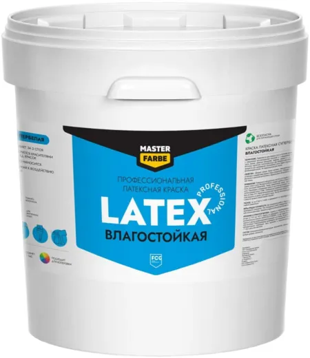 Master Farbe Professional Latex краска профессиональная латексная влагостойкая Master Farbe Professional Latex краска профессиональная латексная влагостойкая недорого с доставкой