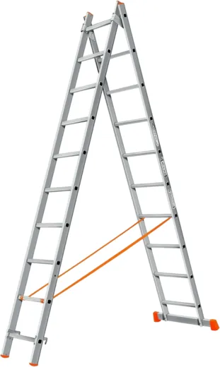 Эйфель Гранит лестница раскладная двухсекционная Эйфель Гранит лестница раскладная двухсекционная недорого с доставкой