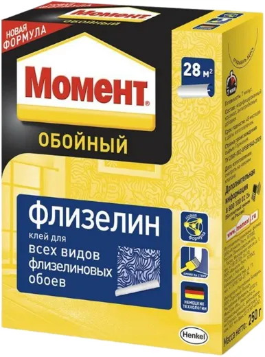 Момент Флизелин обойный клей для всех видов флизелиновых обоев Момент Флизелин обойный клей для всех видов флизелиновых обоев недорого с доставкой