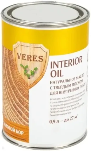 Veres Interior Oil натуральное масло с твердым воском для внутренних работ Veres Interior Oil натуральное масло с твердым воском для внутренних работ недорого с доставкой