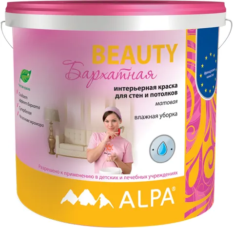 Alpa Beauty бархатная интерьерная краска латексная суперстойкая Alpa Beauty бархатная интерьерная краска латексная суперстойкая недорого с доставкой