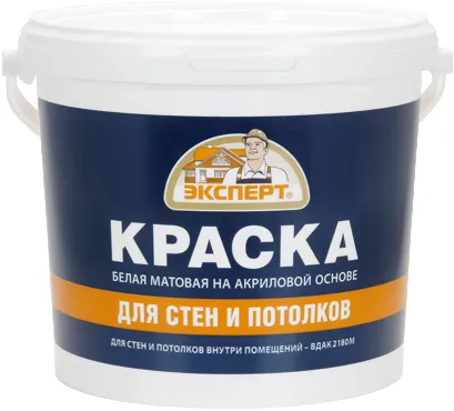 Эксперт ВД-АК-1180 М акриловая водоэмульсионная краска для потолков и стен Эксперт ВД-АК-1180 М акриловая водоэмульсионная краска для потолков и стен недорого с доставкой