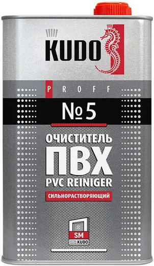 Kudo Proff PVC Reiniger №5 очиститель ПВХ сильнорастворяющий Kudo Proff PVC Reiniger №5 очиститель ПВХ сильнорастворяющий