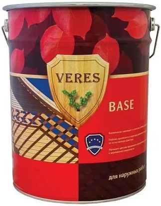 Veres Base бесцветная грунтовка по дереву для наружных работ Veres Base бесцветная грунтовка по дереву для наружных работ недорого с доставкой