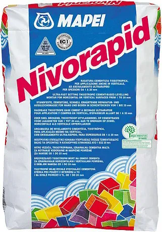 Mapei Nivorapid быстросхватывающийся тиксотропный выравнивающий состав