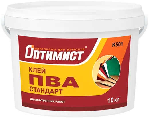 Оптимист ПВА K 501 Стандарт клей для внутренних работ Оптимист ПВА K 501 Стандарт клей для внутренних работ недорого с доставкой