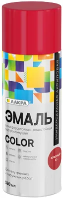 Лакра Color эмаль аэрозольная универсальная Лакра Color эмаль аэрозольная универсальная