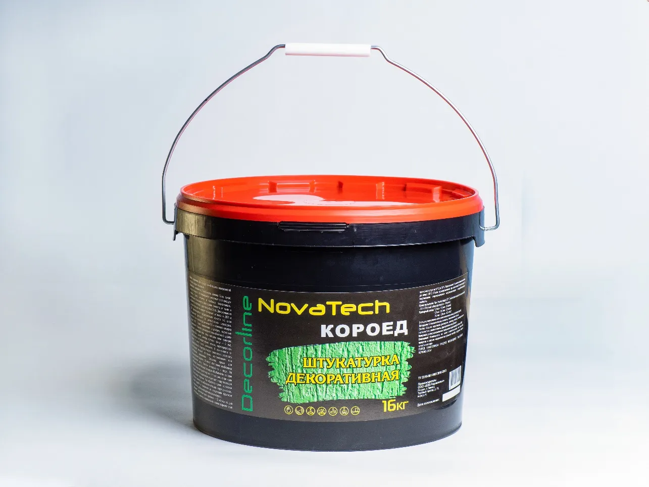 Декоративная штукатурка NovaTech акриловая «Короед»