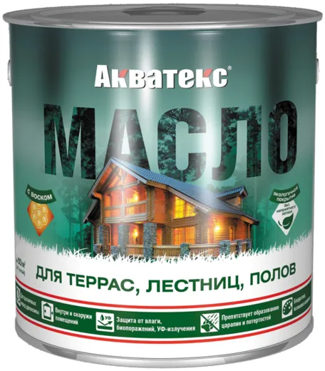 Акватекс масло для террас, лестниц, полов Акватекс масло для террас, лестниц, полов