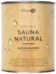 Elcon Sauna Natural силиконовая пропитка для бань и саун Elcon Sauna Natural силиконовая пропитка для бань и саун недорого с доставкой