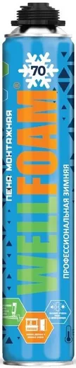 Wellfoam 70 пена монтажная профессиональная зимняя Wellfoam 70 пена монтажная профессиональная зимняя недорого с доставкой