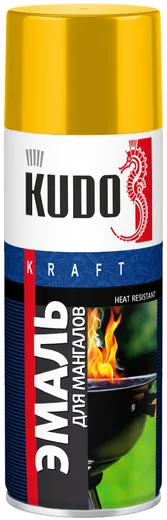 Kudo Kraft Heat Resistant эмаль для мангалов термостойкая Kudo Kraft Heat Resistant эмаль для мангалов термостойкая недорого с доставкой