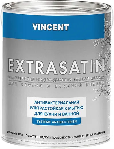 Vincent Extrasatin водно-дисперсионная краска для кухни и ванной Vincent Extrasatin водно-дисперсионная краска для кухни и ванной недорого с доставкой