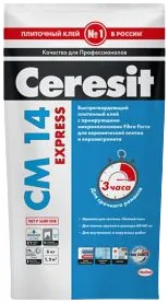 Ceresit CM 14 Express клей для керамической плитки и керамогранита Ceresit CM 14 Express клей для керамической плитки и керамогранита недорого с доставкой