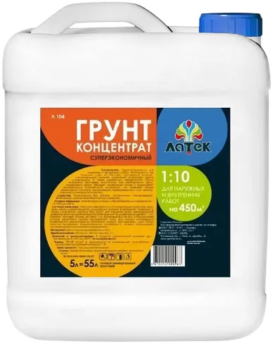Латек Л 104 грунт концентрат суперэкономичный Латек Л 104 грунт концентрат суперэкономичный недорого с доставкой