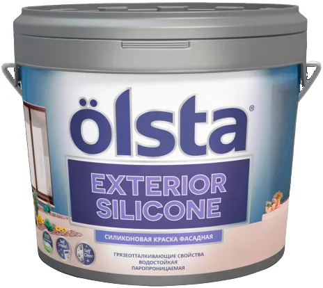 Olsta Exterior Silicone краска фасадная силиконовая Olsta Exterior Silicone краска фасадная силиконовая
