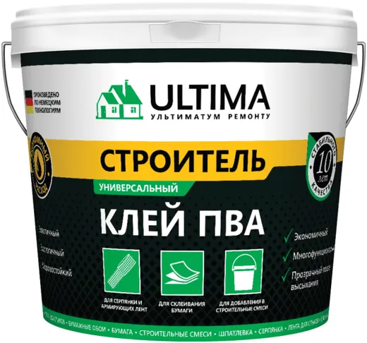 Ultima ПВА Строитель клей универсальный Ultima ПВА Строитель клей универсальный недорого с доставкой
