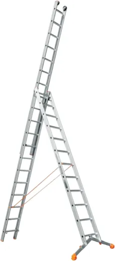 Эйфель Ювелир Плюс лестница раскладная трехсекционная Эйфель Ювелир Плюс лестница раскладная трехсекционная недорого с доставкой